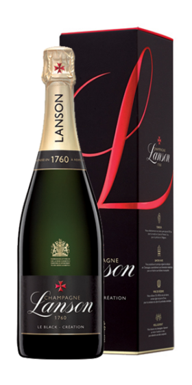 Champagne Lanson - Black Label v darčekovom balení