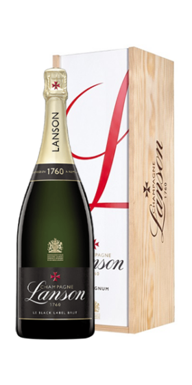 Champagne Lanson - Le Black Label Jeroboam 3L drevené balenie